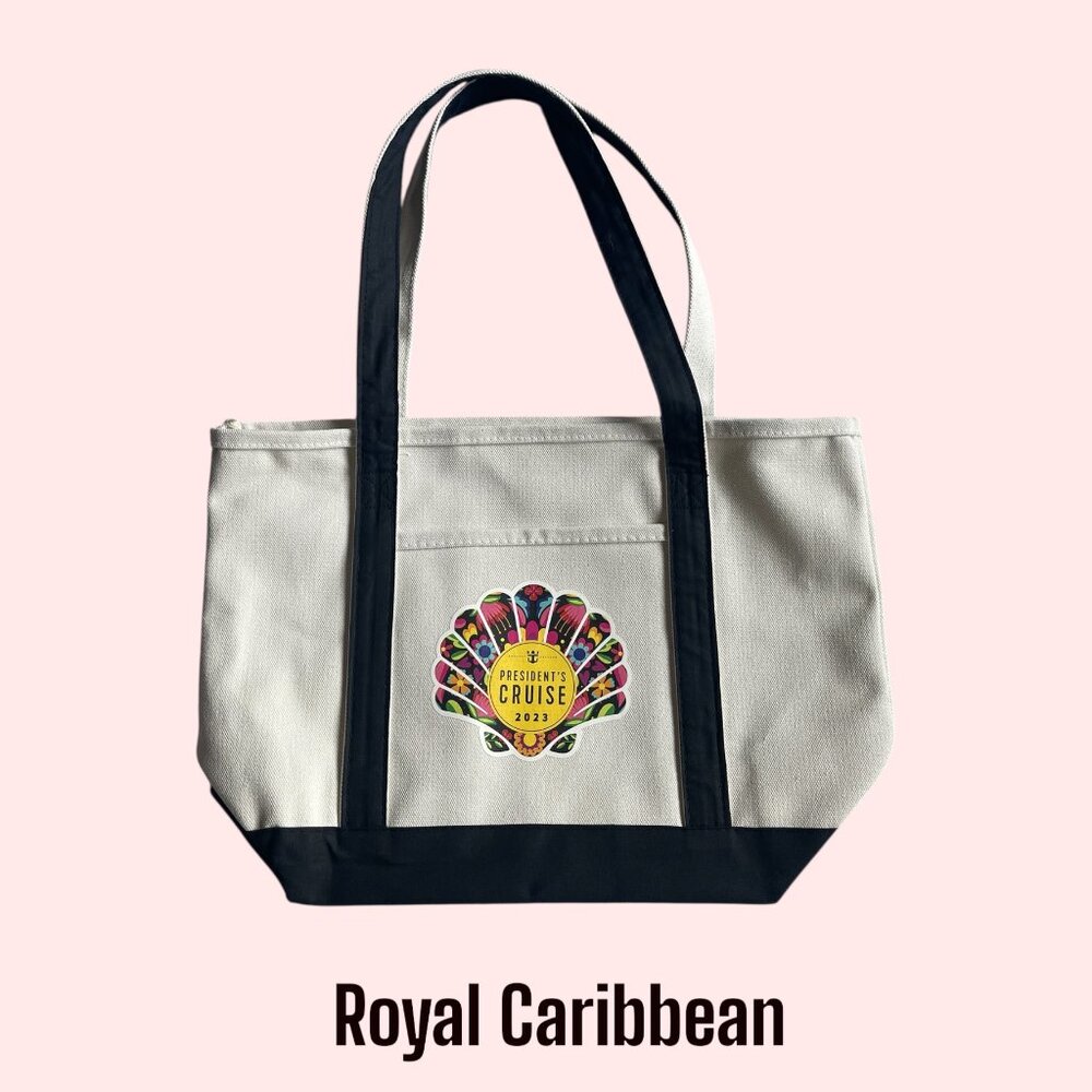 Royal Caribbean Canvas Tote – Limited Edition Presidential Cruise 2023
